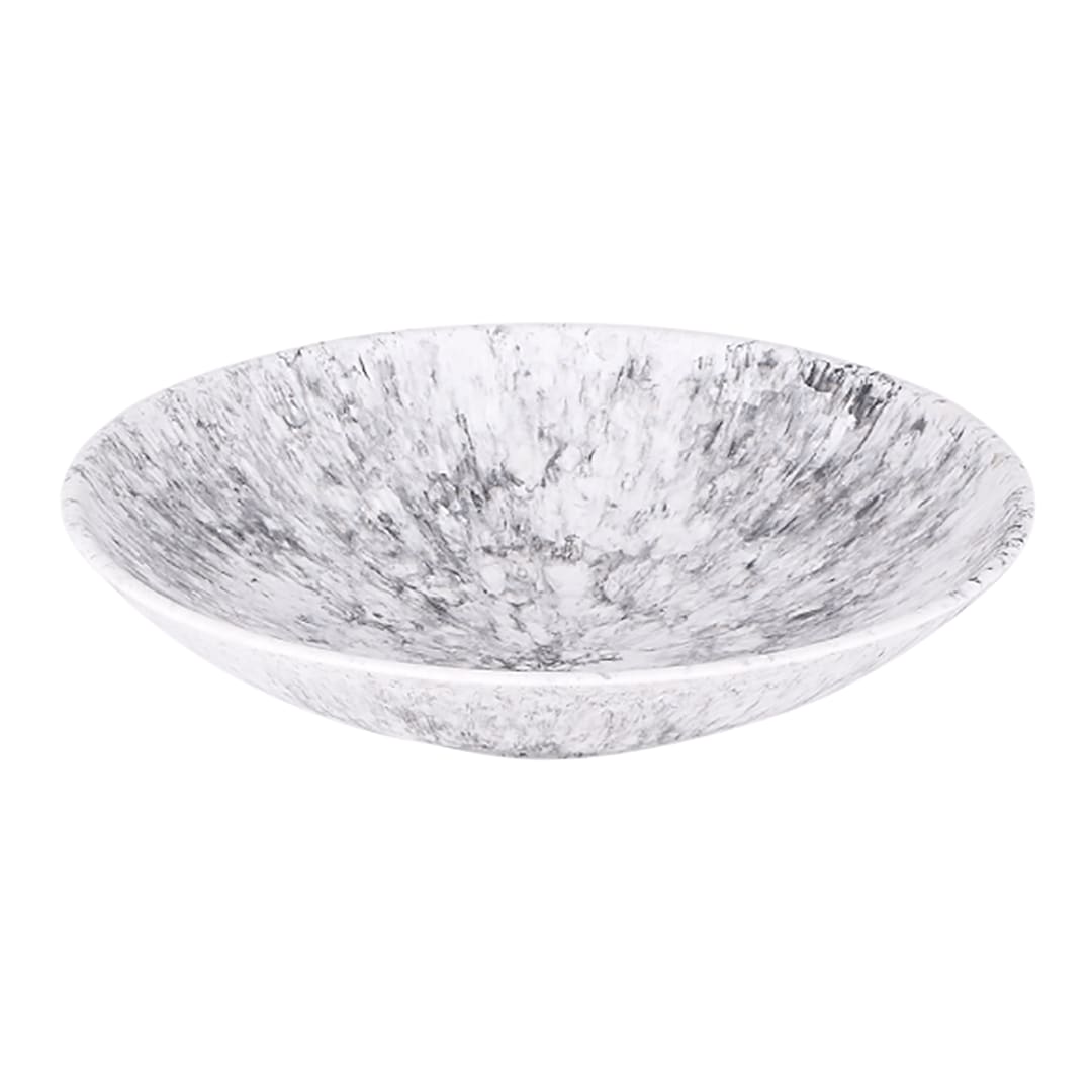 EGS B383120-BBM Hermosa Black Marble 86 Ounce Round Bowl - 6 / CS