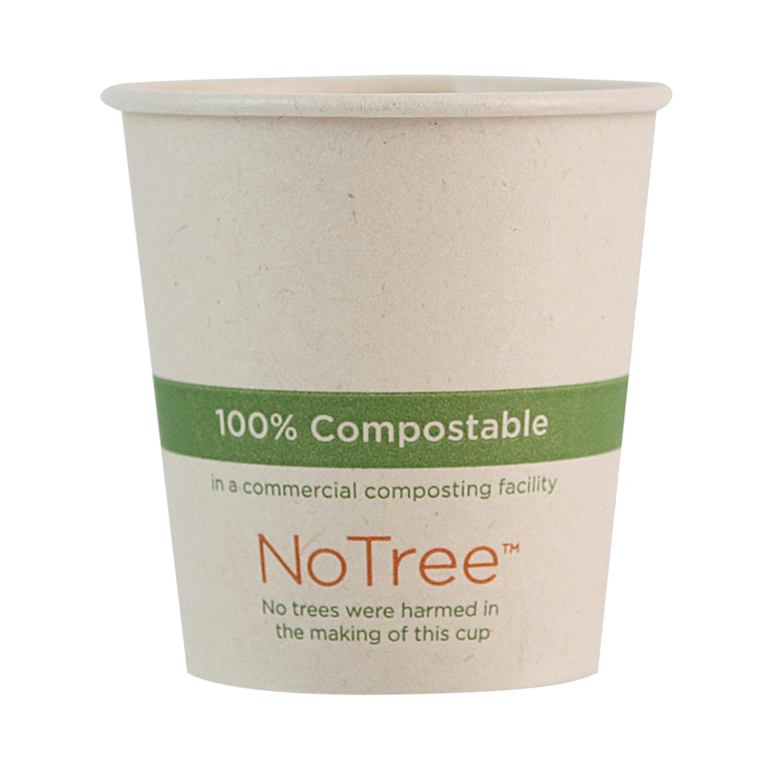 World Centric CU-SU-4 No Tree 4 Ounce Paper Hot Cup - 1000 / CS