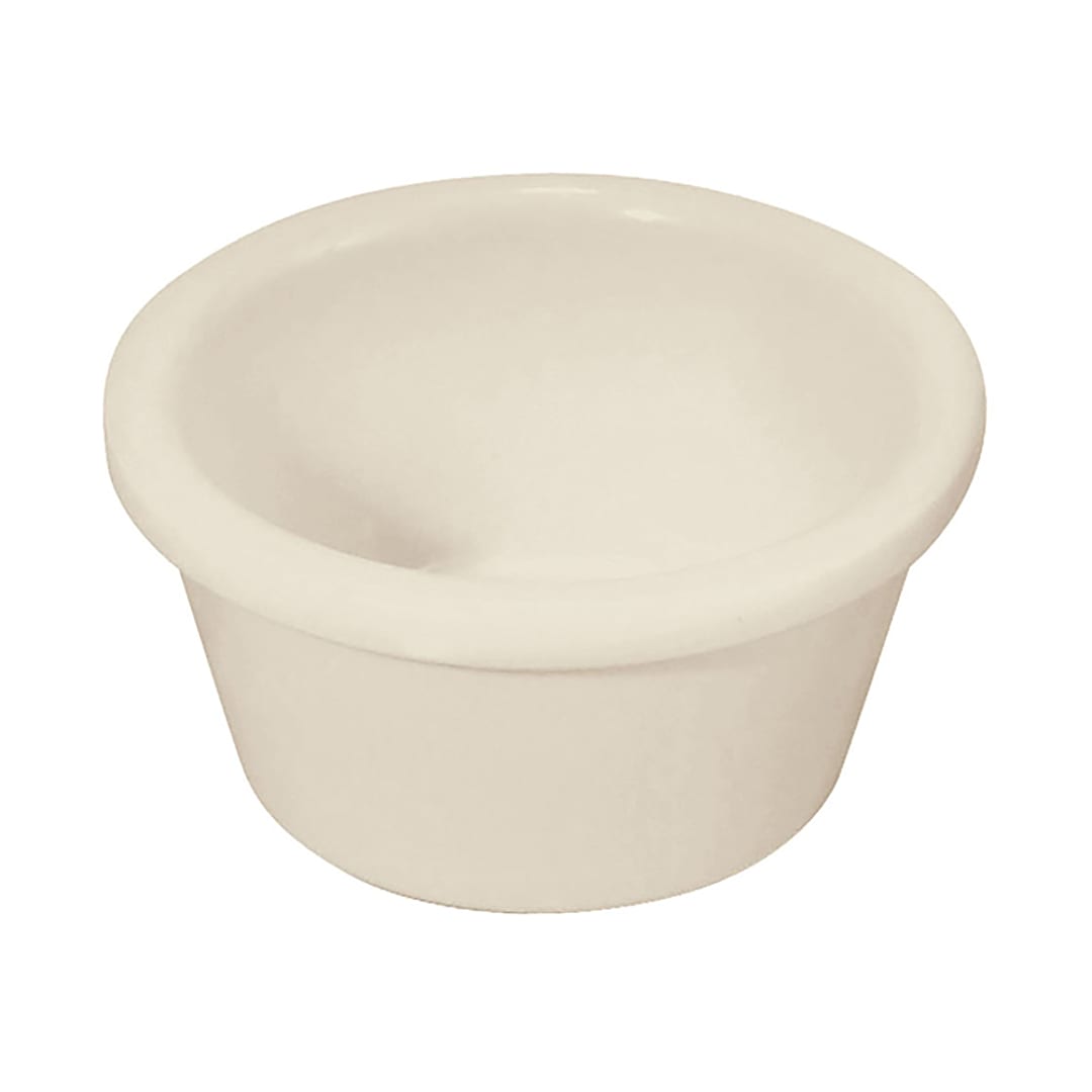 Winco RP-2B Bone Melamine 2 Ounce Ramekin - Dozen