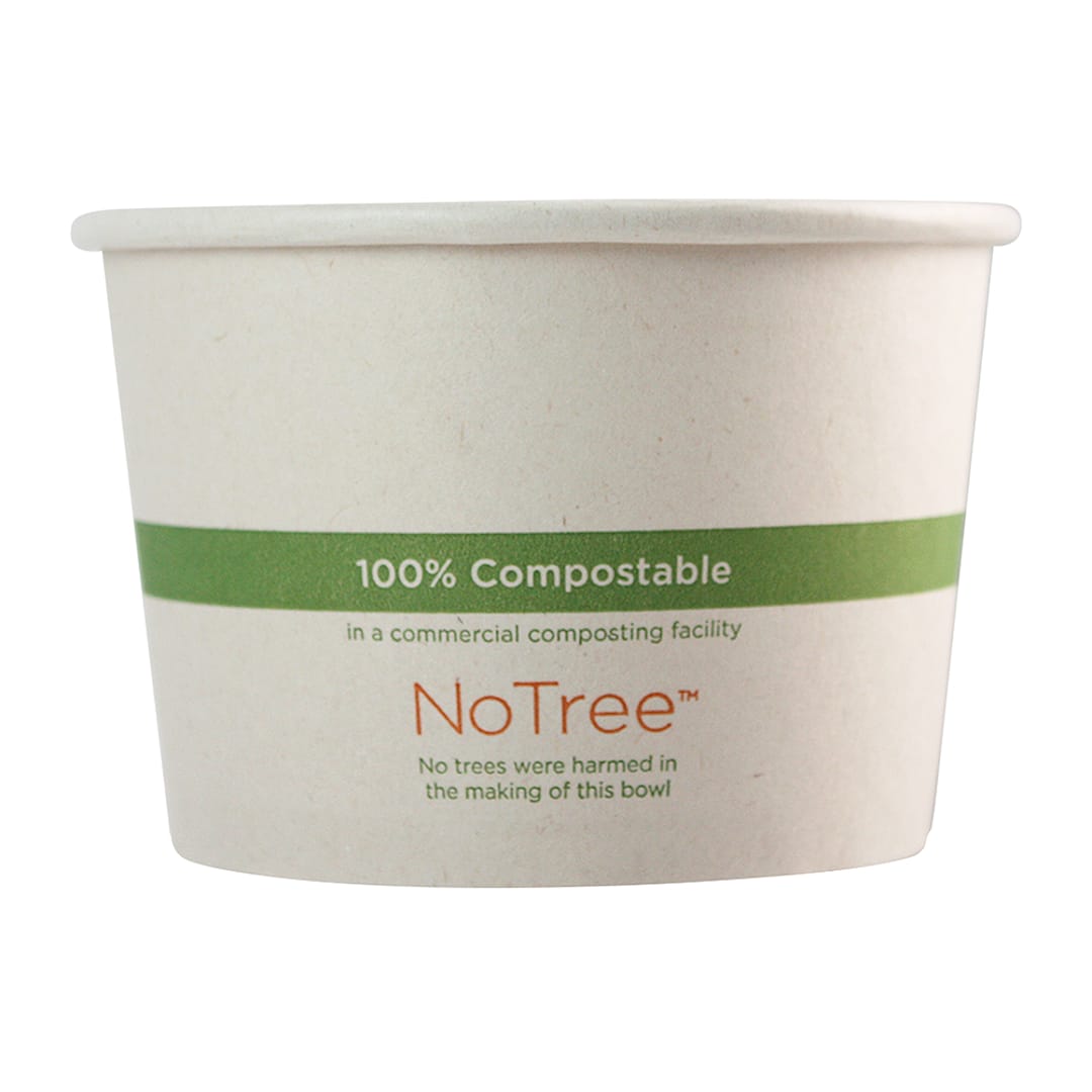 World Centric BO-SU-16 No Tree 16 Ounce Paper Bowl