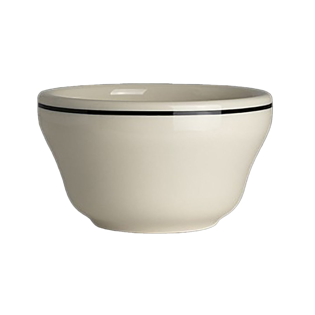 Homer Laughlin HL1011743 Black Line 7.25 Ounce Bouillon Cup