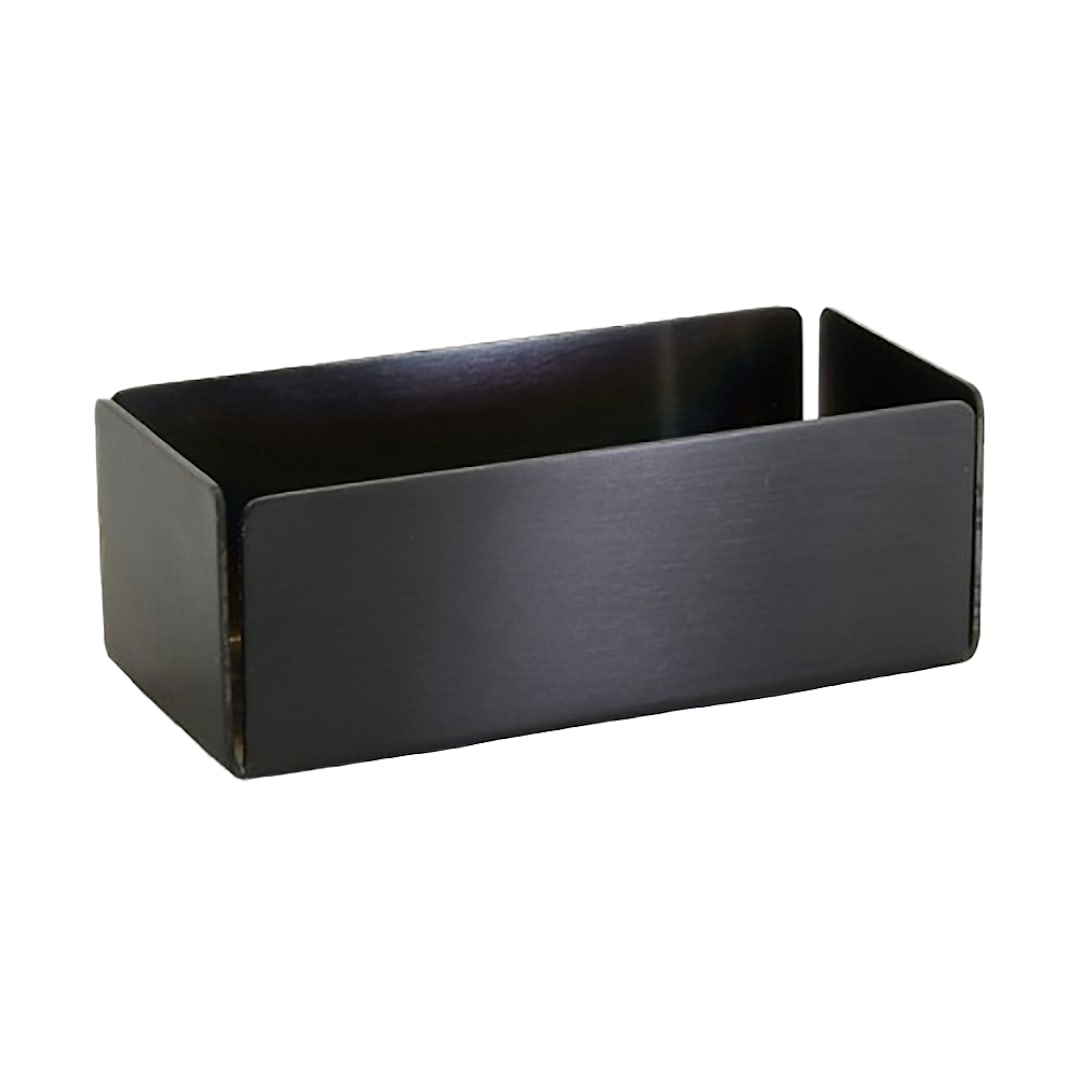 FOH TSH001BKS93 Matte Black S/S Sugar Packet Holder