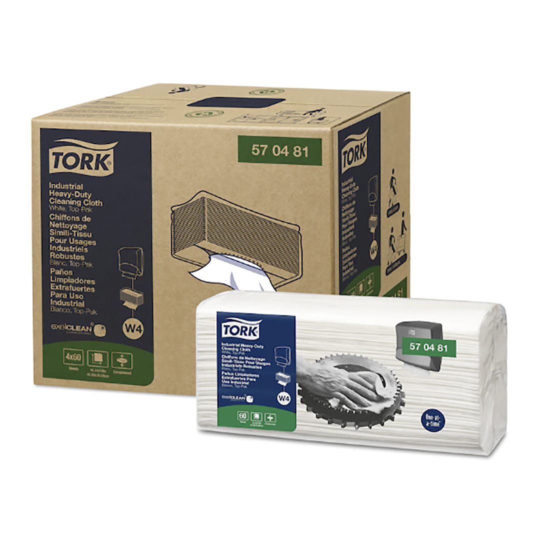 Tork 570481 White Heavy Duty 14 x 16" Wiper