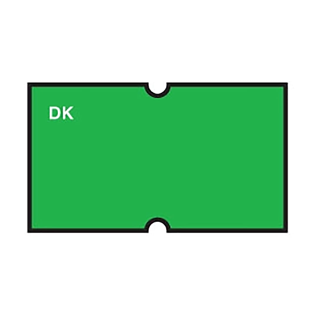 DayMark IT120543 Fluorescent Green Date Coder Label f/ DM3 - 1000 / RL