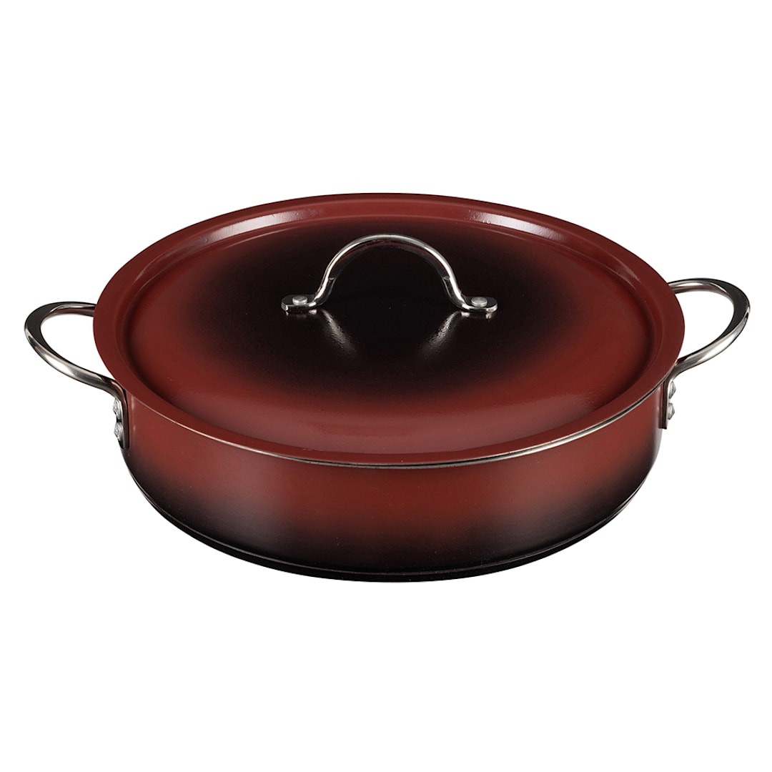 Bon Chef 73030-OM-M Ombre Merlot Round 6 Quart Braizer Pot