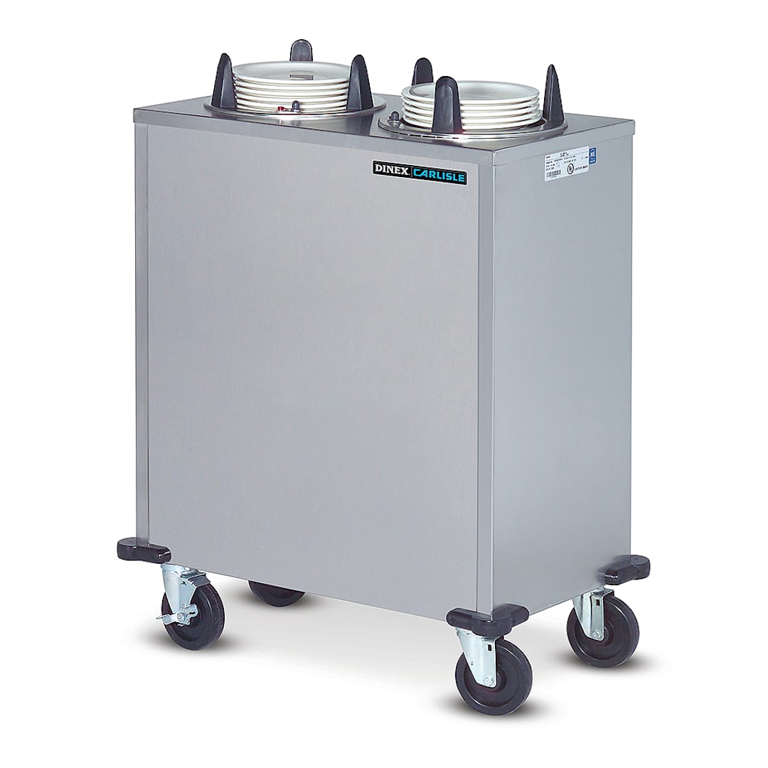 Carlisle DXPIDP2E0912 100-Capacity 2-Comp Unheated Plate Dispenser