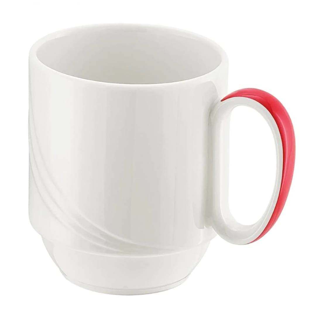 Schonwald 9185629-62931 Donna 9-1/2 Ounce Mug with Red Band - 6 / CS