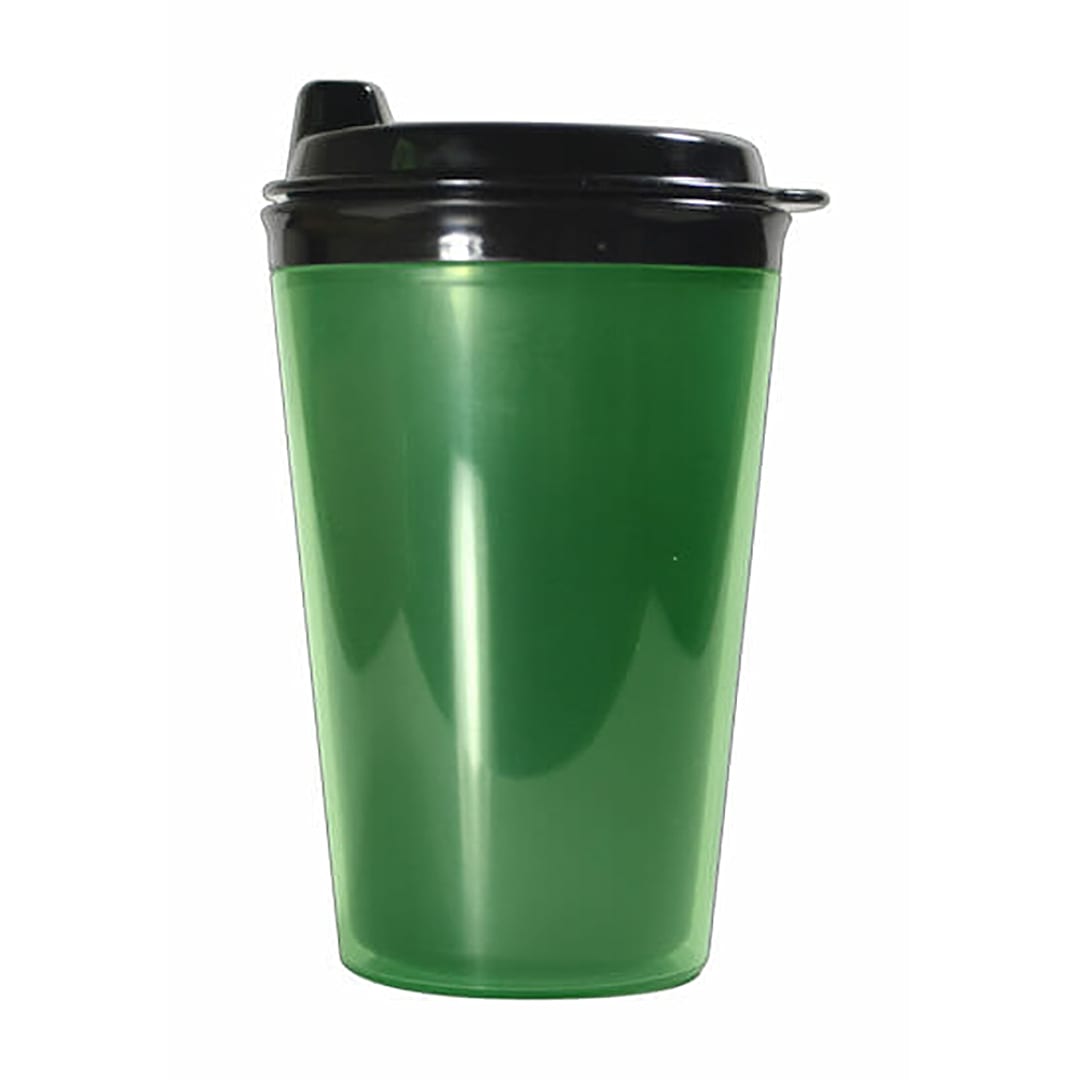 G.E.T. EC-116-1-JA Jade Double Wall 16 Oz Takeout Cup w/ Lid