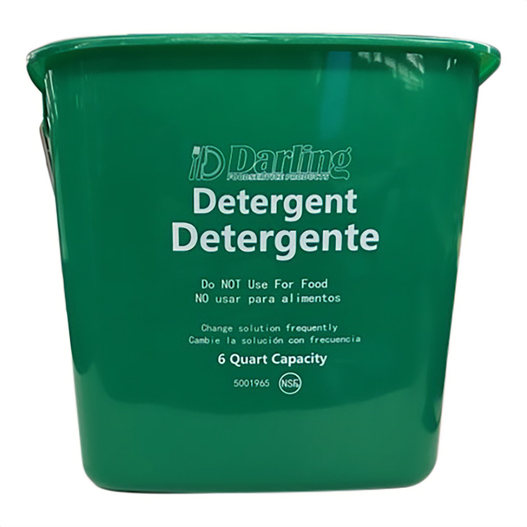 Darling Foodservice Green 6 Quart Cleaning Pail