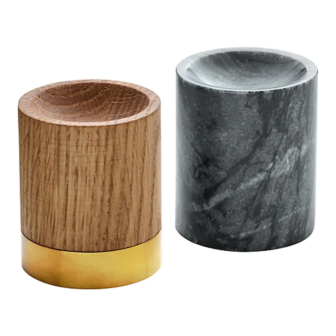 Playground 796990091000000 Oak/Marble 2-Pc. Herb Container Set