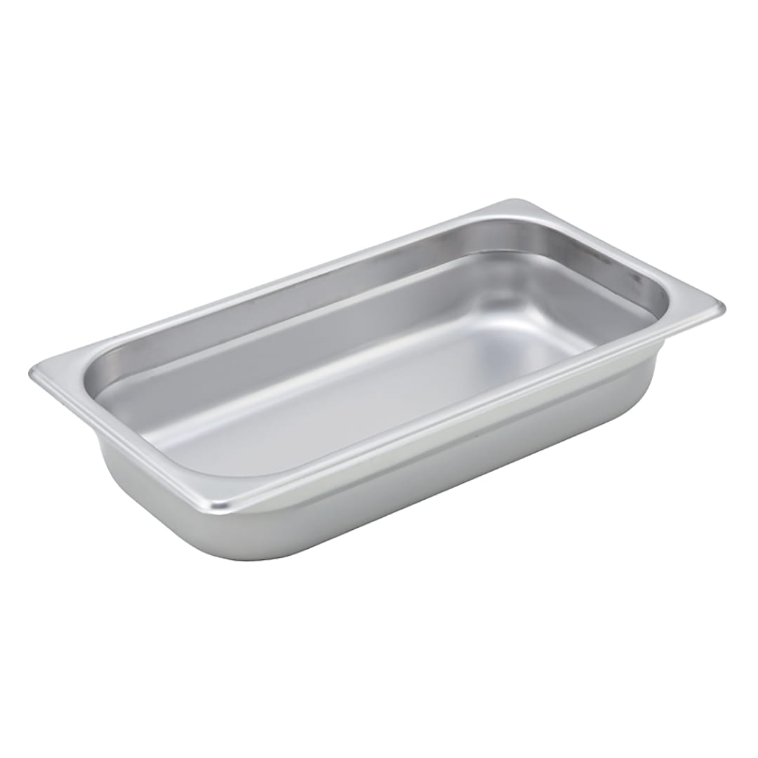 Winco SPJH-302 S/S 1/3 Size x 2.5"D Hotel Pan