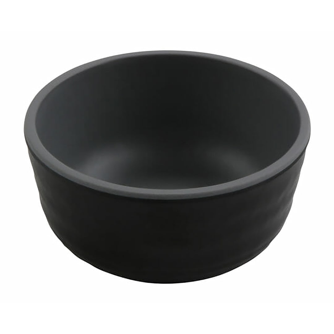 G.E.T. RR-3-GRM/BKM Roca Matte Gray/Black 3 Ounce Sauce Dish