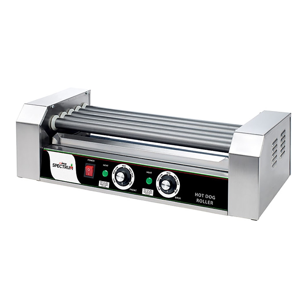 Winco EHDG-5R Spectrum RollRight 12-Capacity Hot Dog Roller Grill