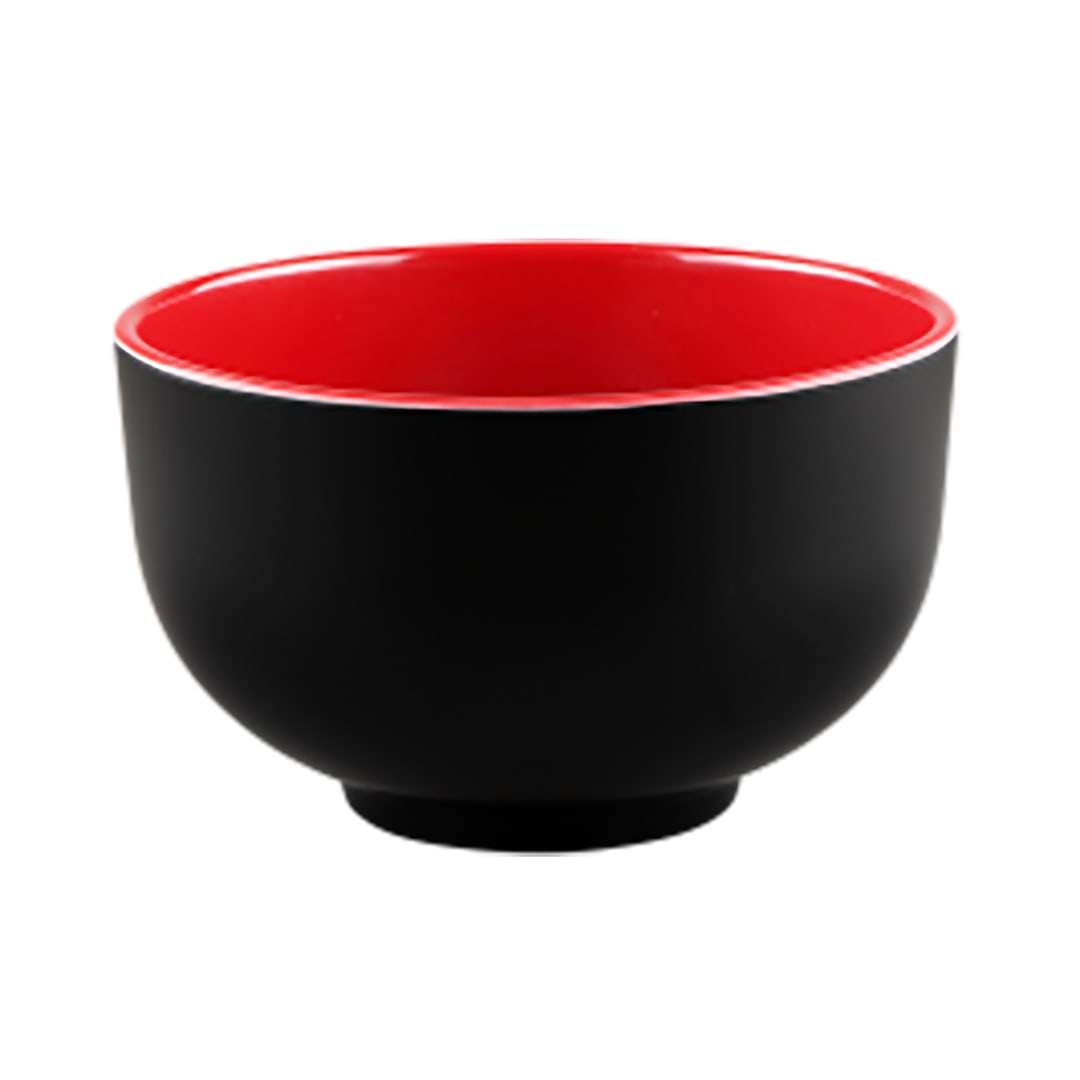 Elite Global Solutions JW4432T-BR Karma Red/Black 24 Oz. Bowl - 6 / CS