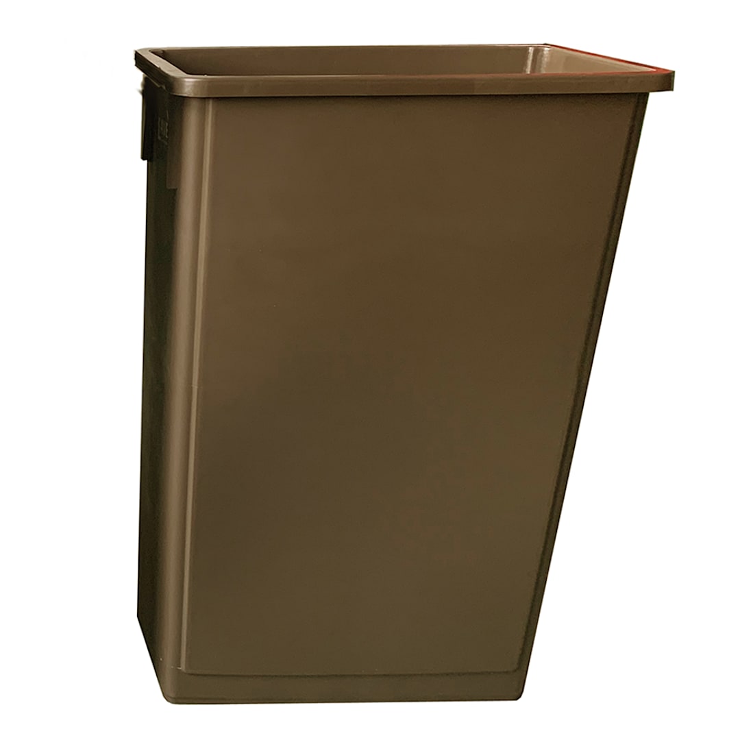 Darling Foodservice Brown Slim 23 Gallon Waste Container