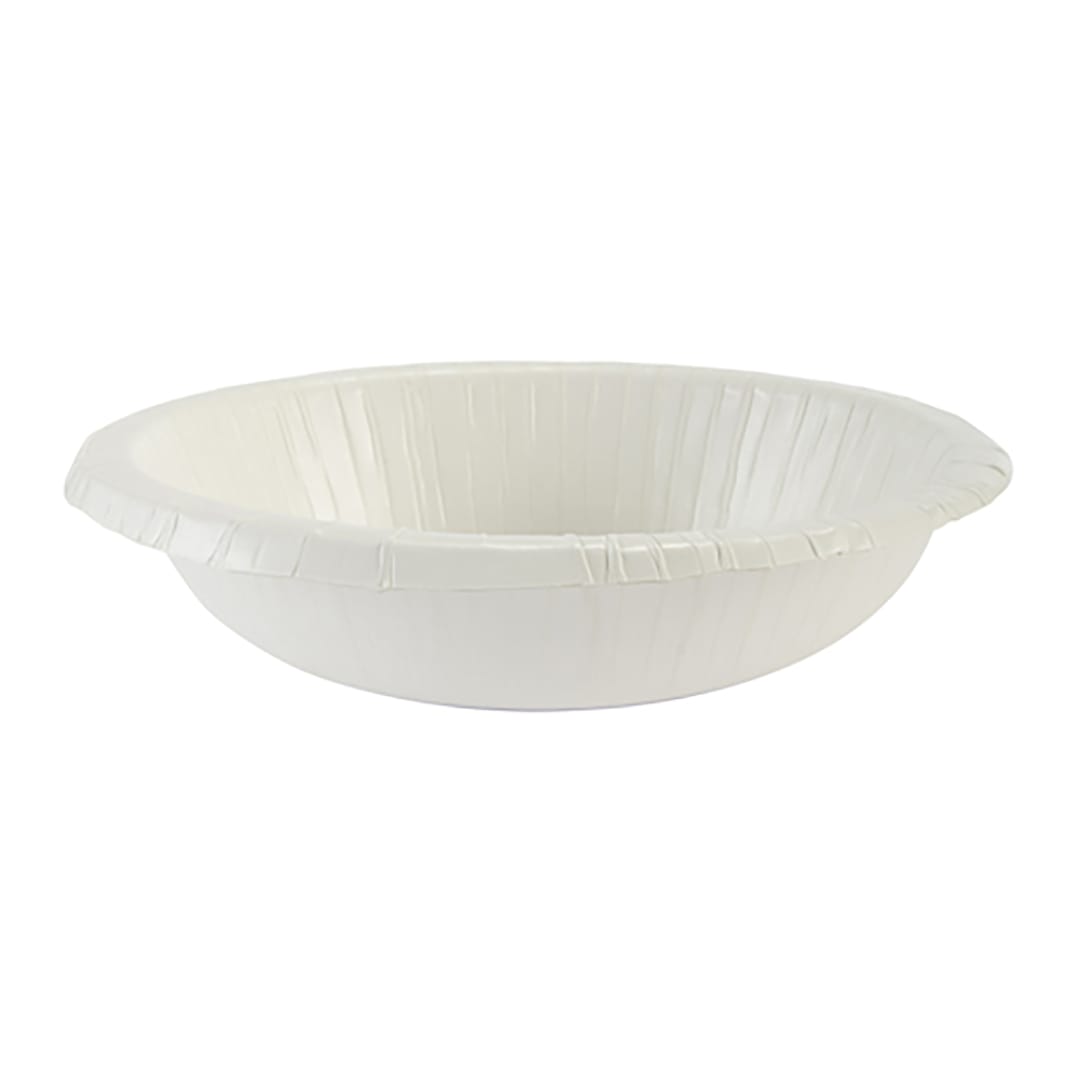 Dixie DBB12WR1 Individually Wrapped White 12 Oz. Paper Bowl