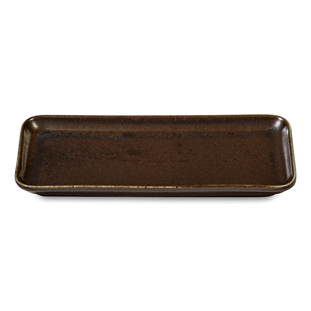 Bon Chef 2200080P Tavola Eros Black 10-1/2 x 5" Platter