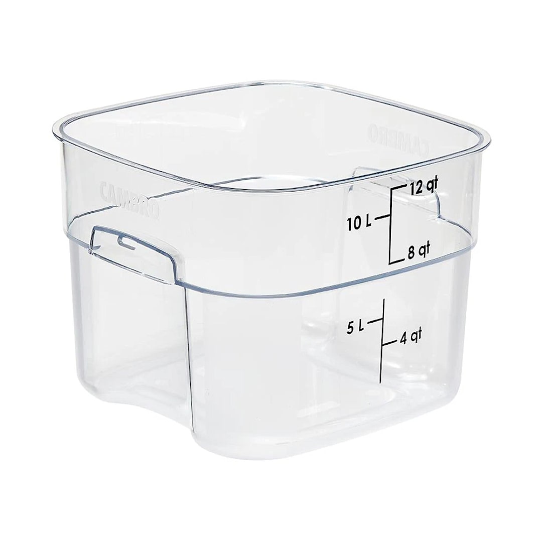 Cambro 12SFSPROCW135 FreshPro Clear 12 Quart Storage Container