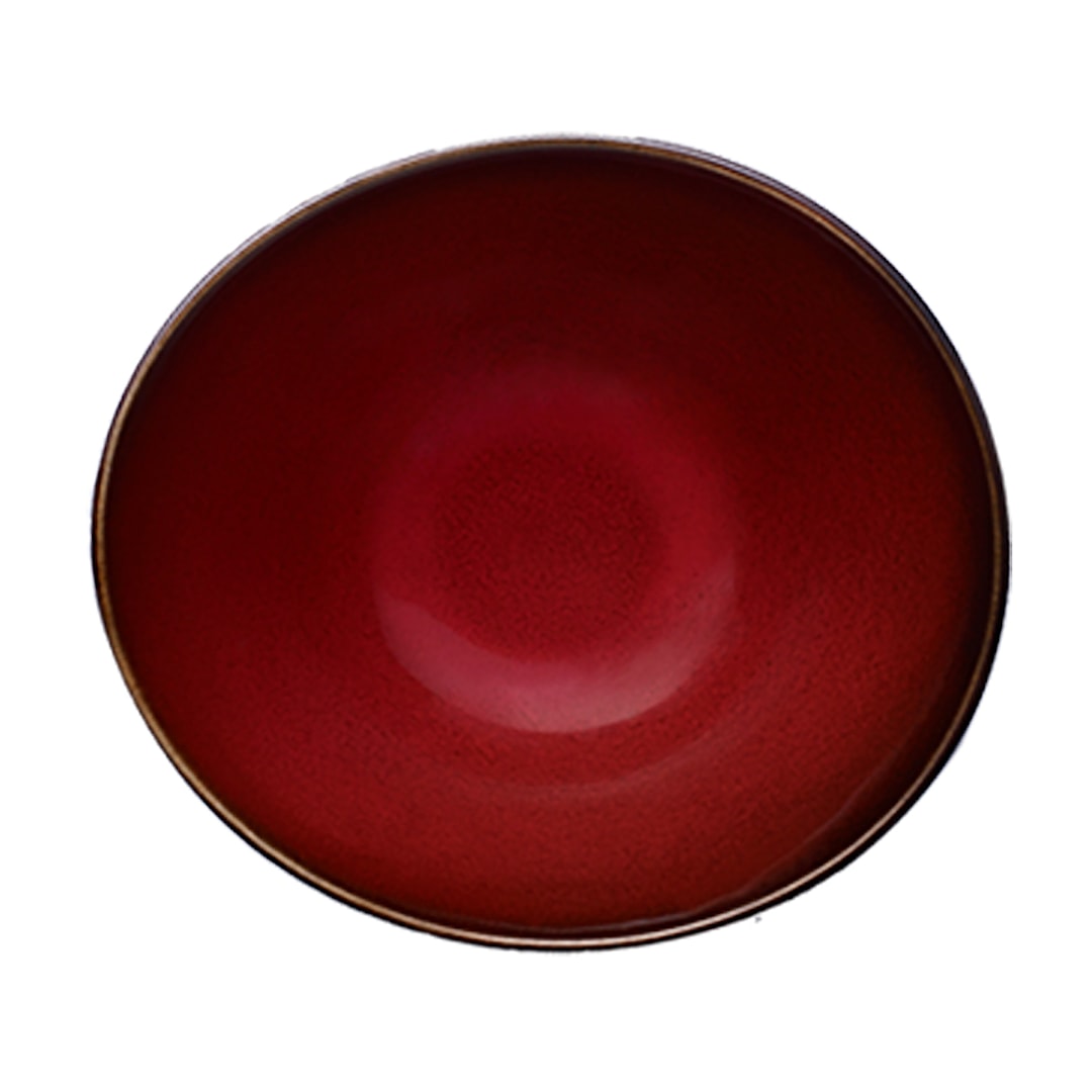 1880 Hospitality L6753074760 Rustic Crimson 8 Oz Soup Bowl