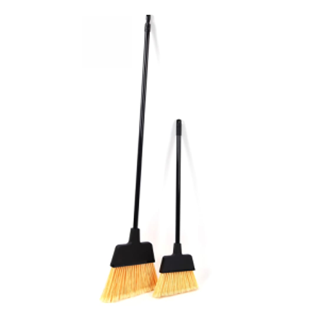 Darling Foodservice 48" Black Angled Flagged Broom