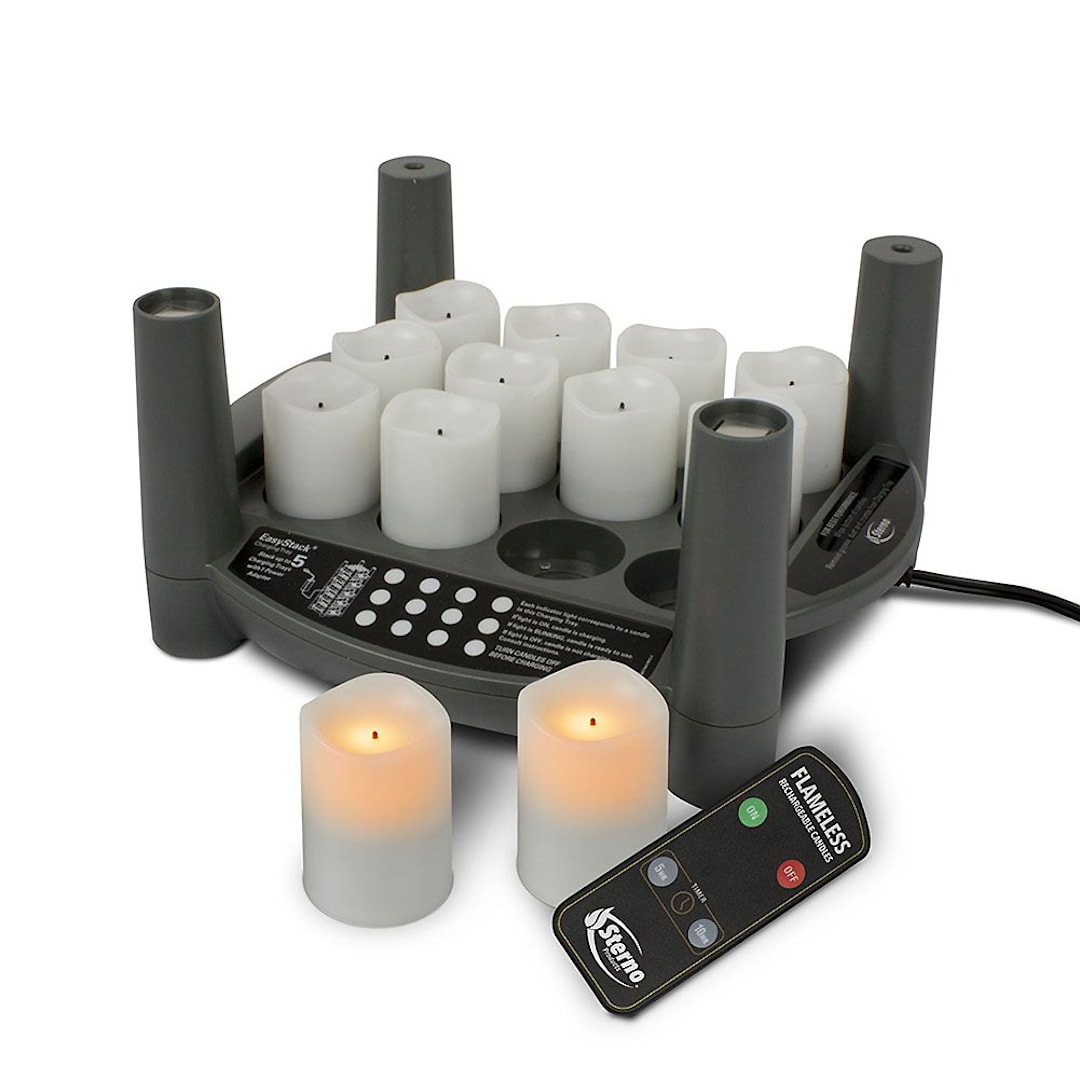 Sterno Products 60308 Amber 40Hr Run 2.0T Candle Starter Kit