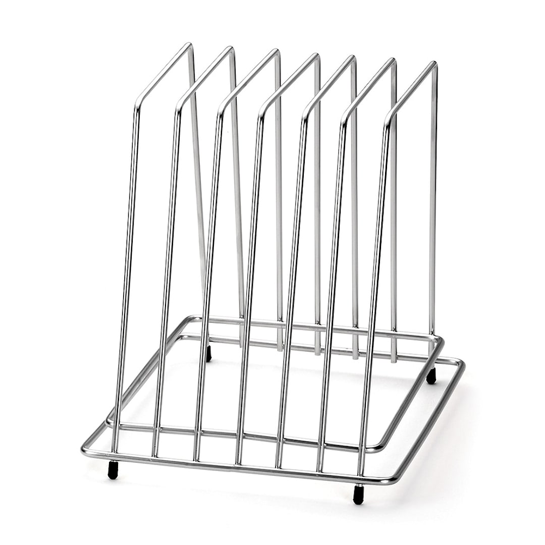 TableCraft CBR6 S/S 6-Slot Cutting Board Rack