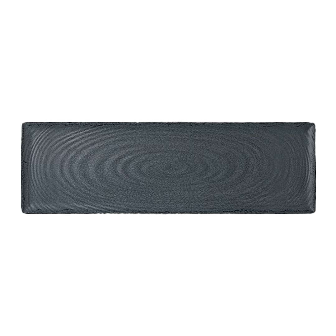 Steelite 7184TM048 Pompeii Slate 20.9 x 6.5 Melamine Platter