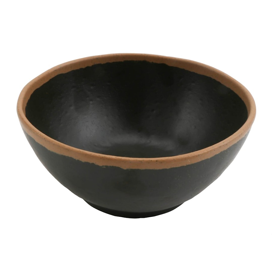G.E.T. B-302-BR Pottery Market 20 Ounce Salad Bowl - Dozen