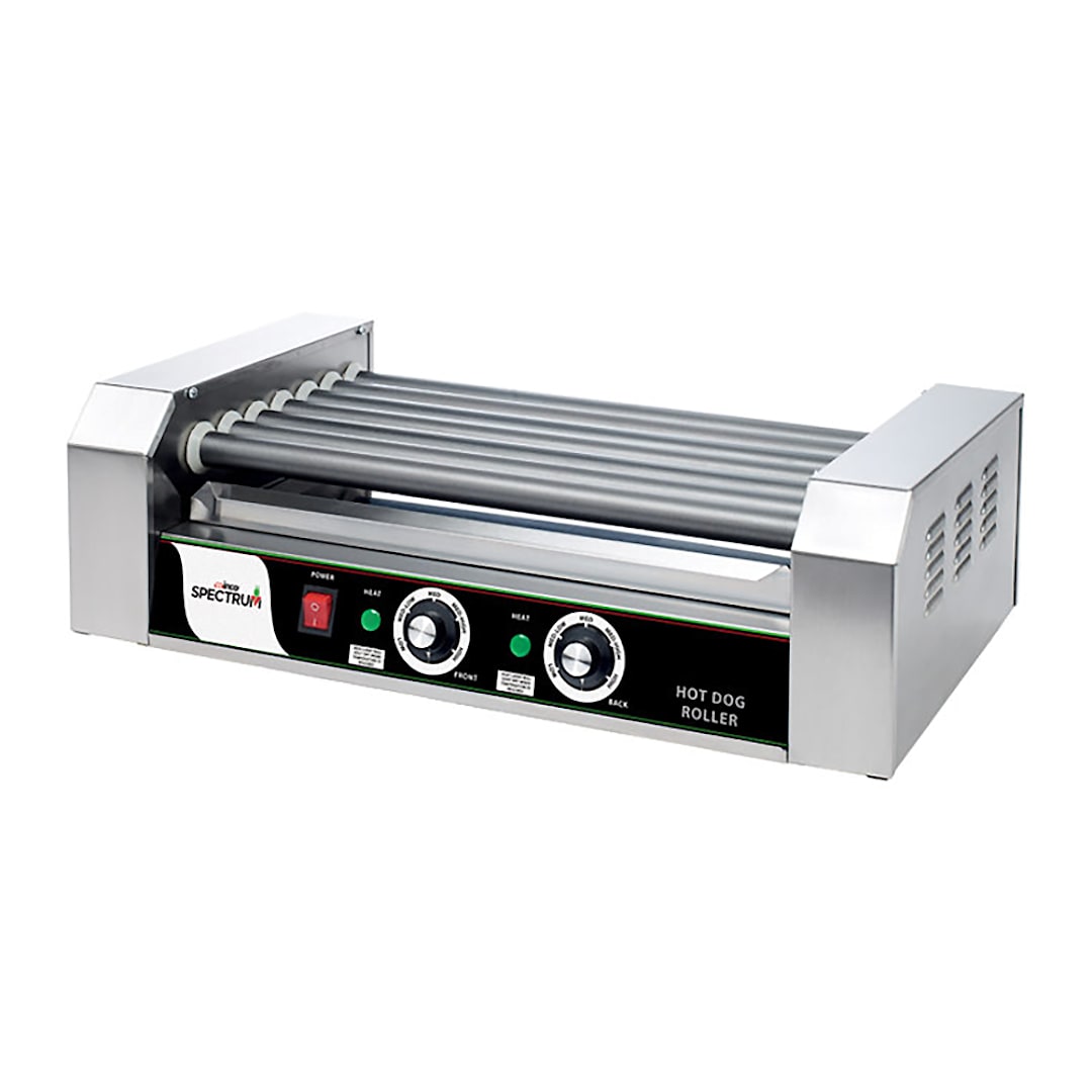 Winco EHDG-7R 18 Dog Capacity Roller Type Hot Dog Grill