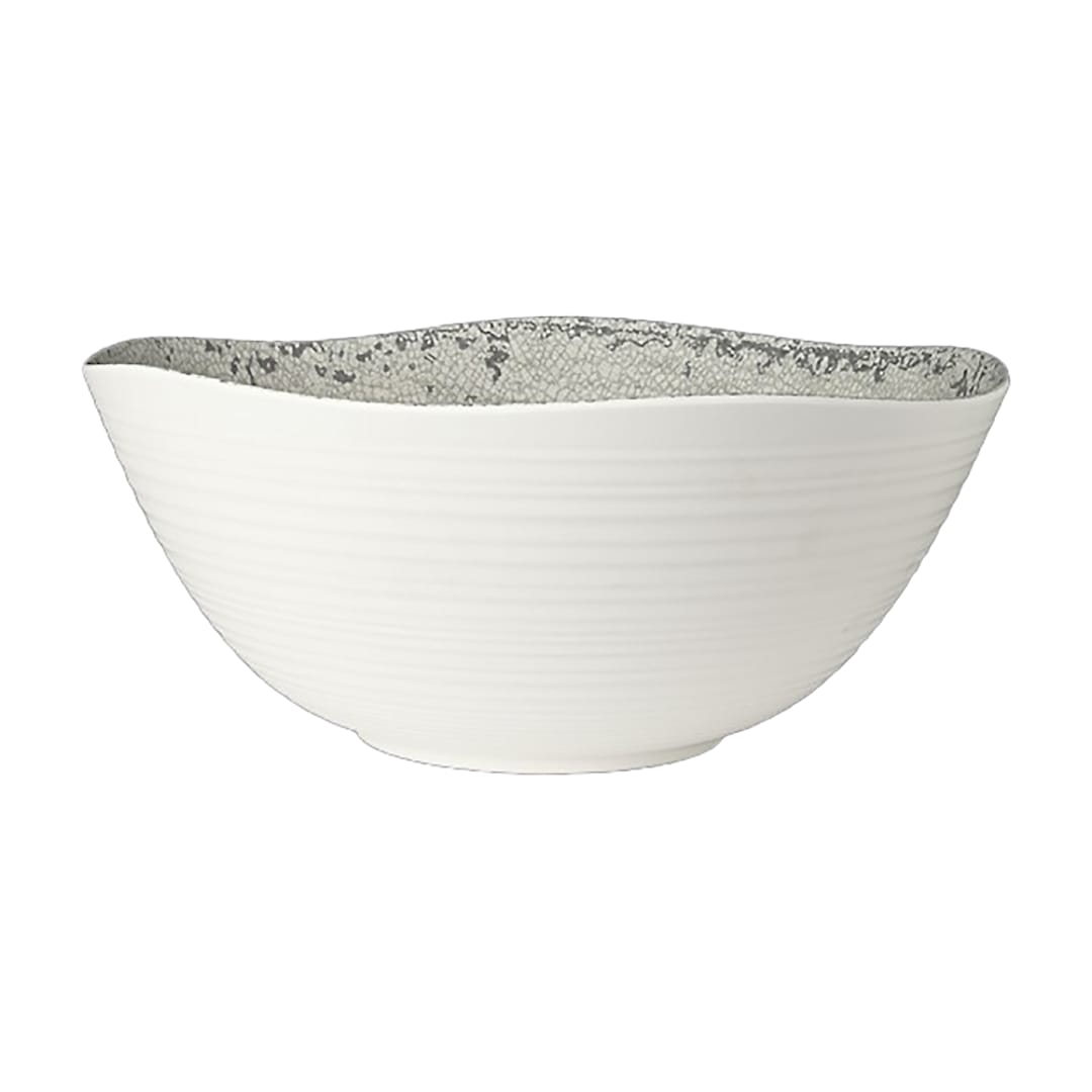 Steelite 7194TM045 Pompeii Stone 433 Ounce Melamine Bowl - 4 / CS
