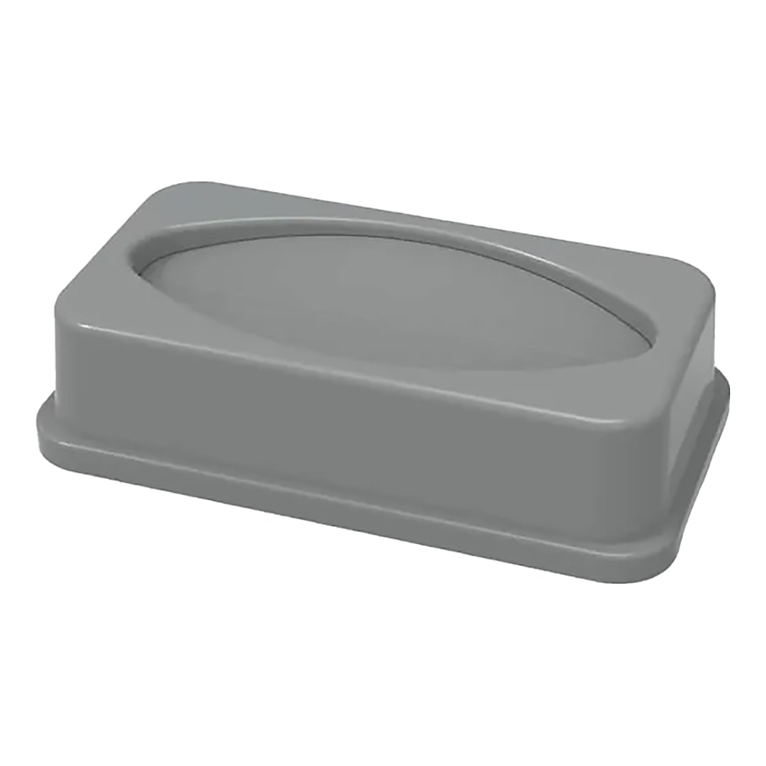 Darling Foodservice Gray Lid for 23 Gallon Slim Waste Container