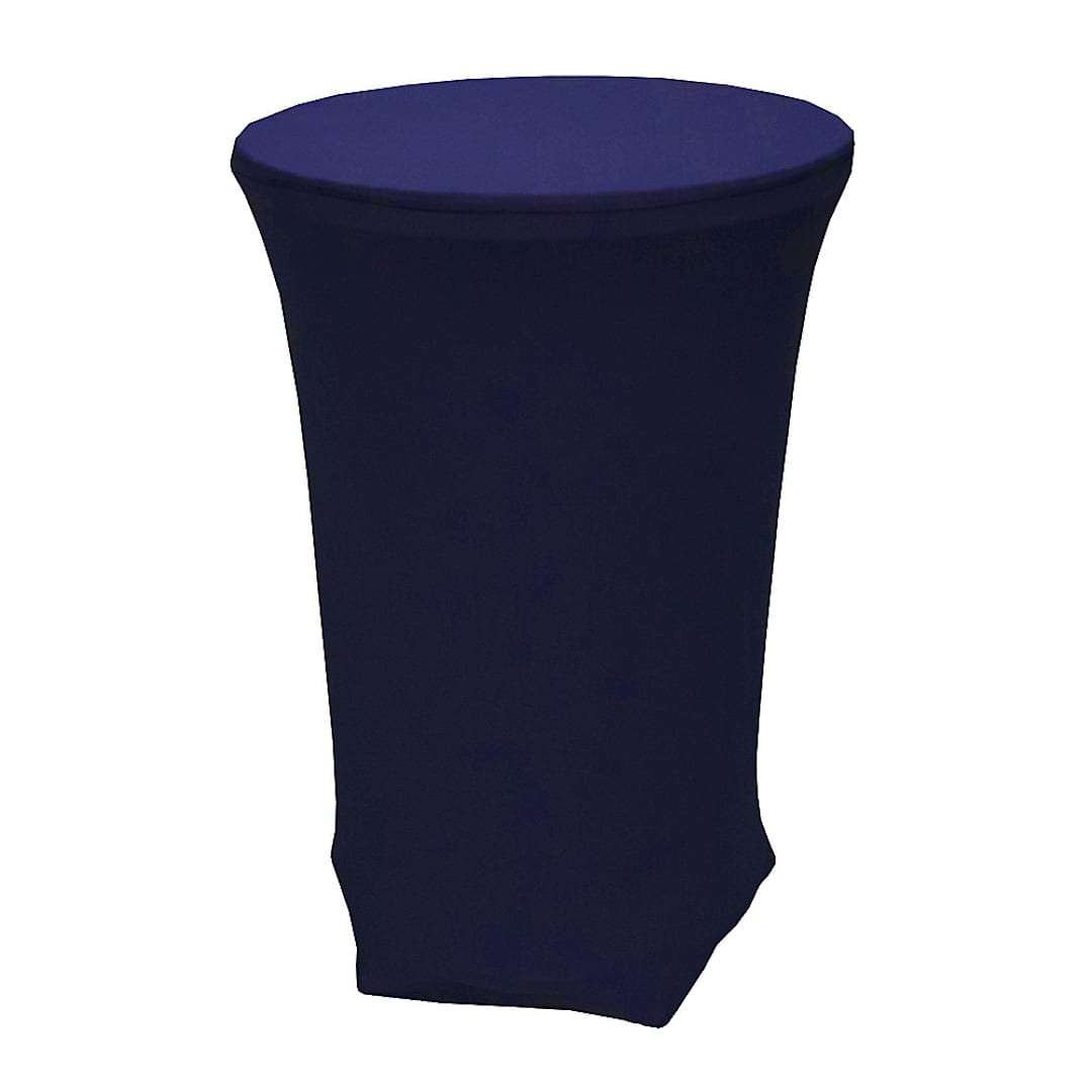 Snap Drape CN420CT3042011 Navy Round 30 x 42" Contour Cover