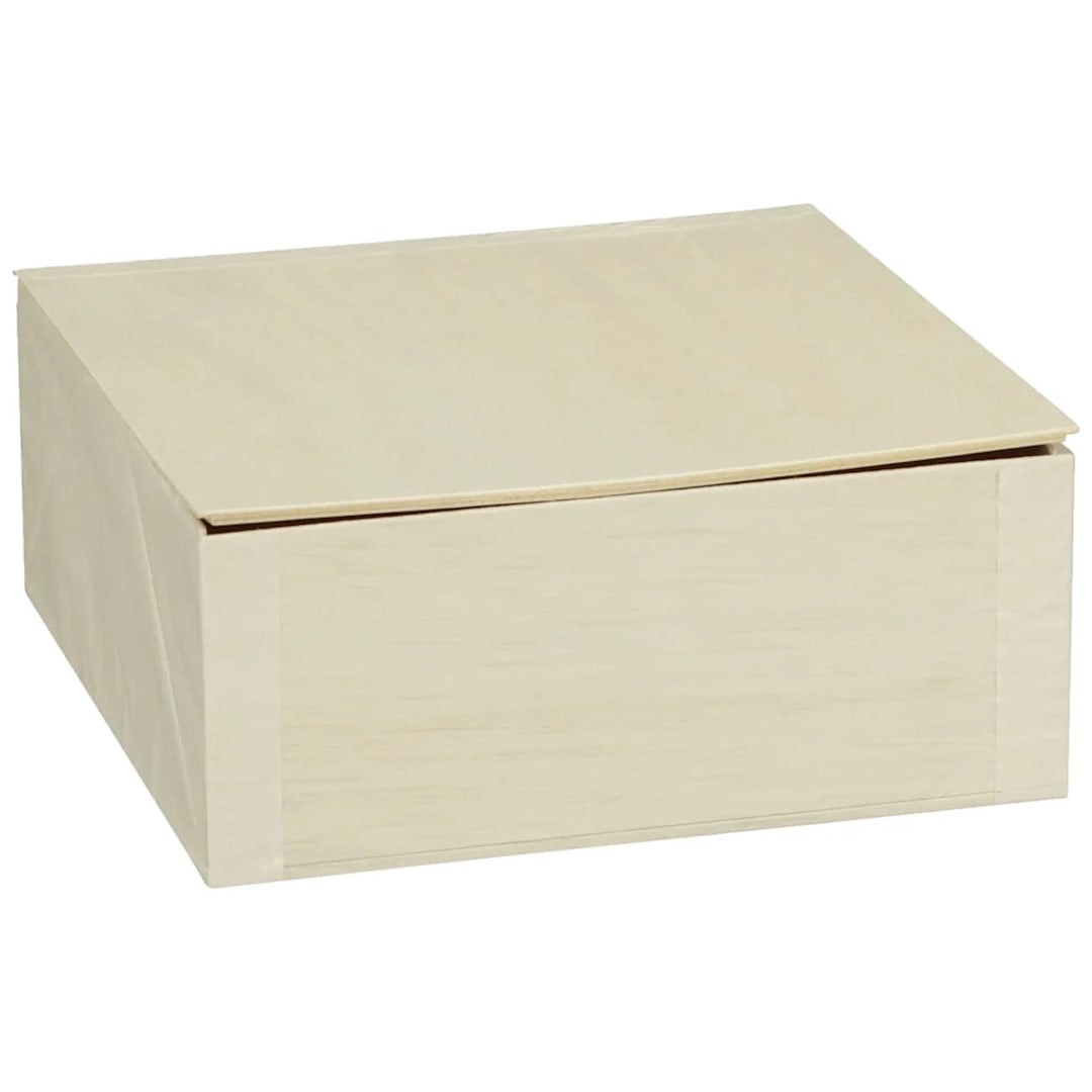 VerTerra TG-CB-7X7H Collapsible 7 x 7 x 3" Box with Lid - 100 /CS