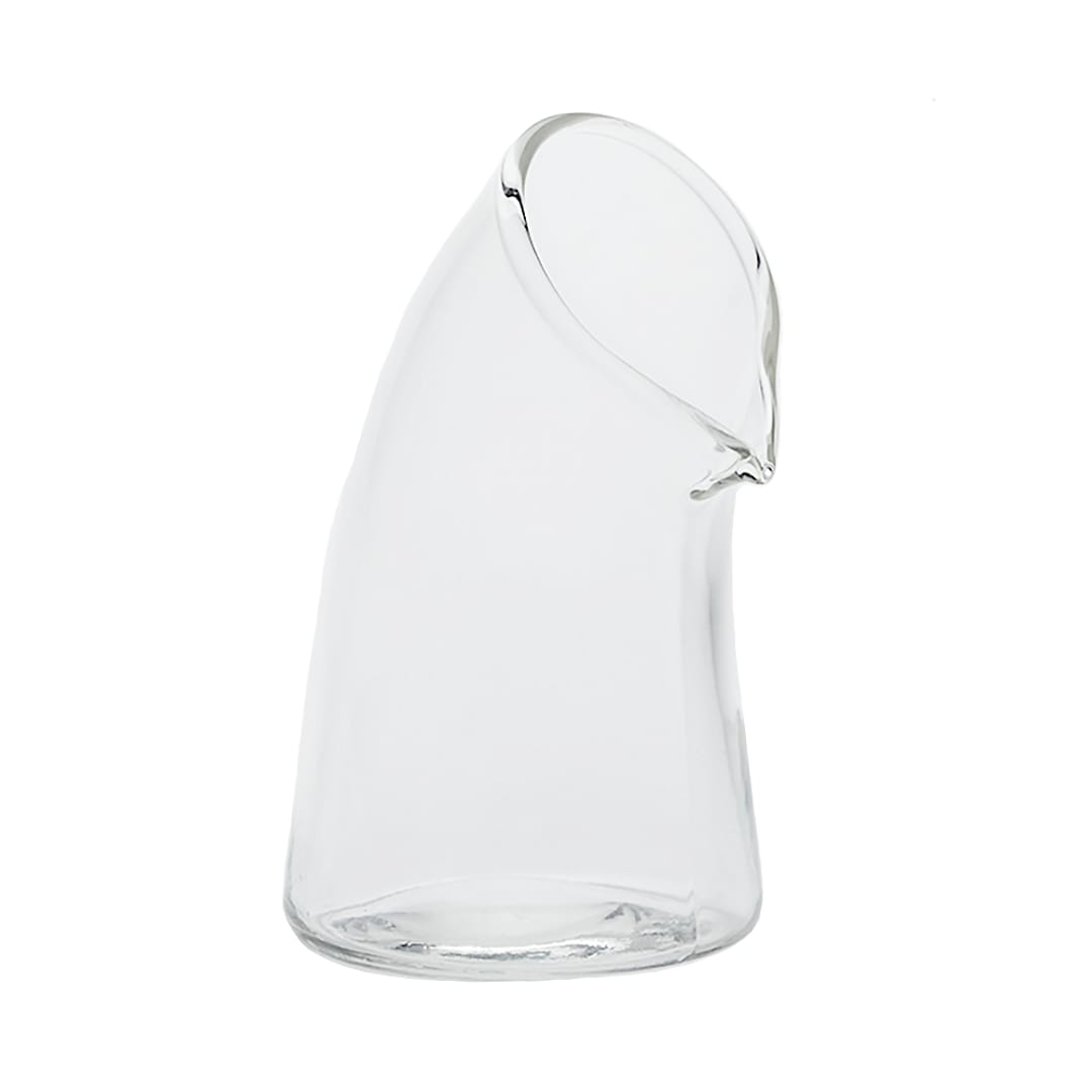 American Metalcraft GC4 Glass Swan 4 oz. Creamer w/o Handle