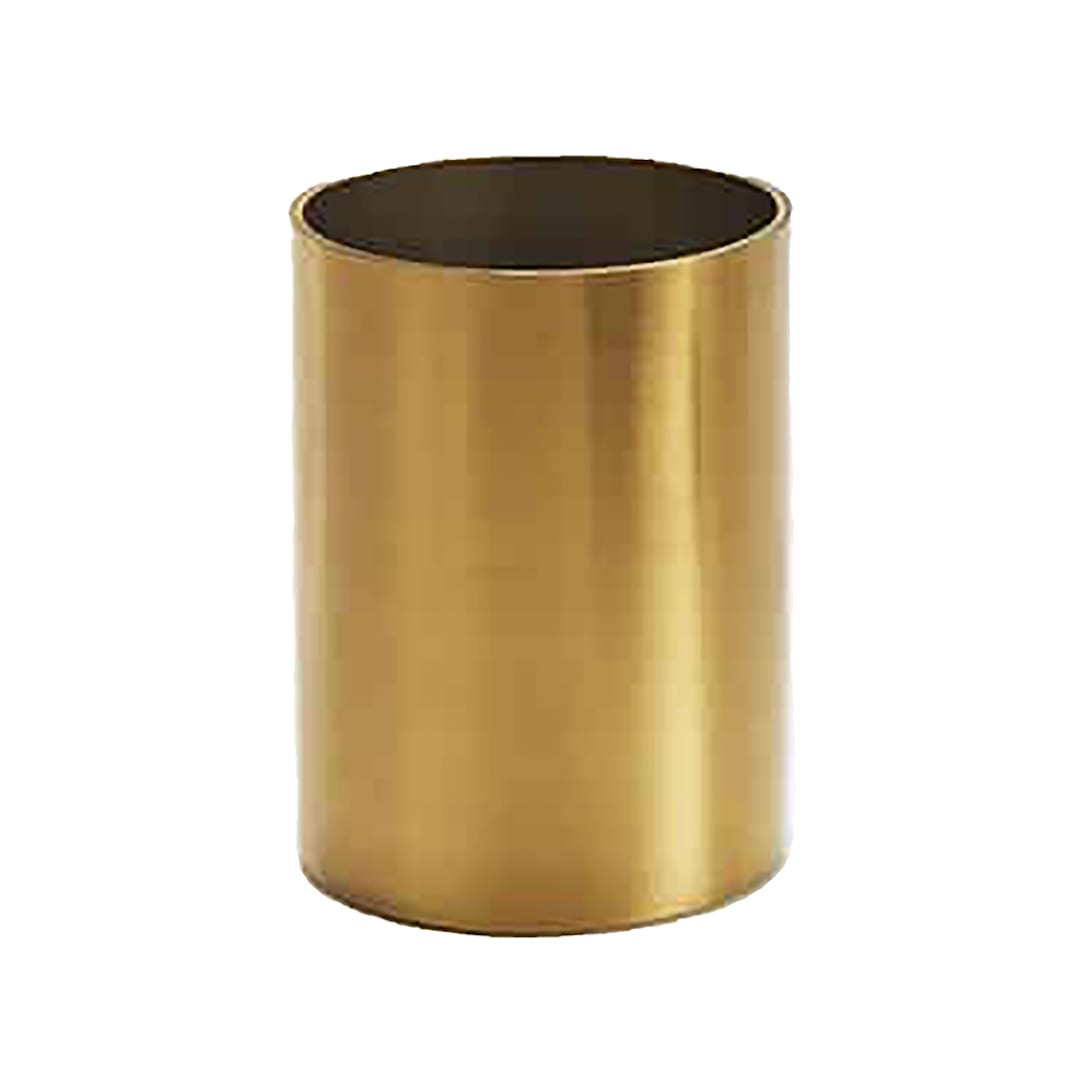 American Metalcraft GSPH2 S/S Satin Gold 2 In. Rnd Sugar Packet Holder