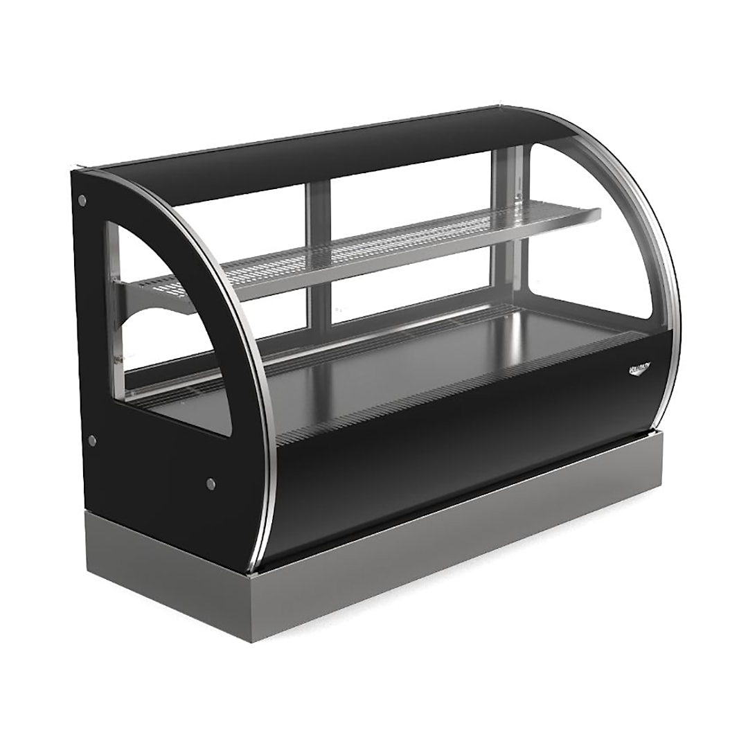 Vollrath HDCCV-48 Curved 21.5 x 47.9 x 32 Heated Display Case