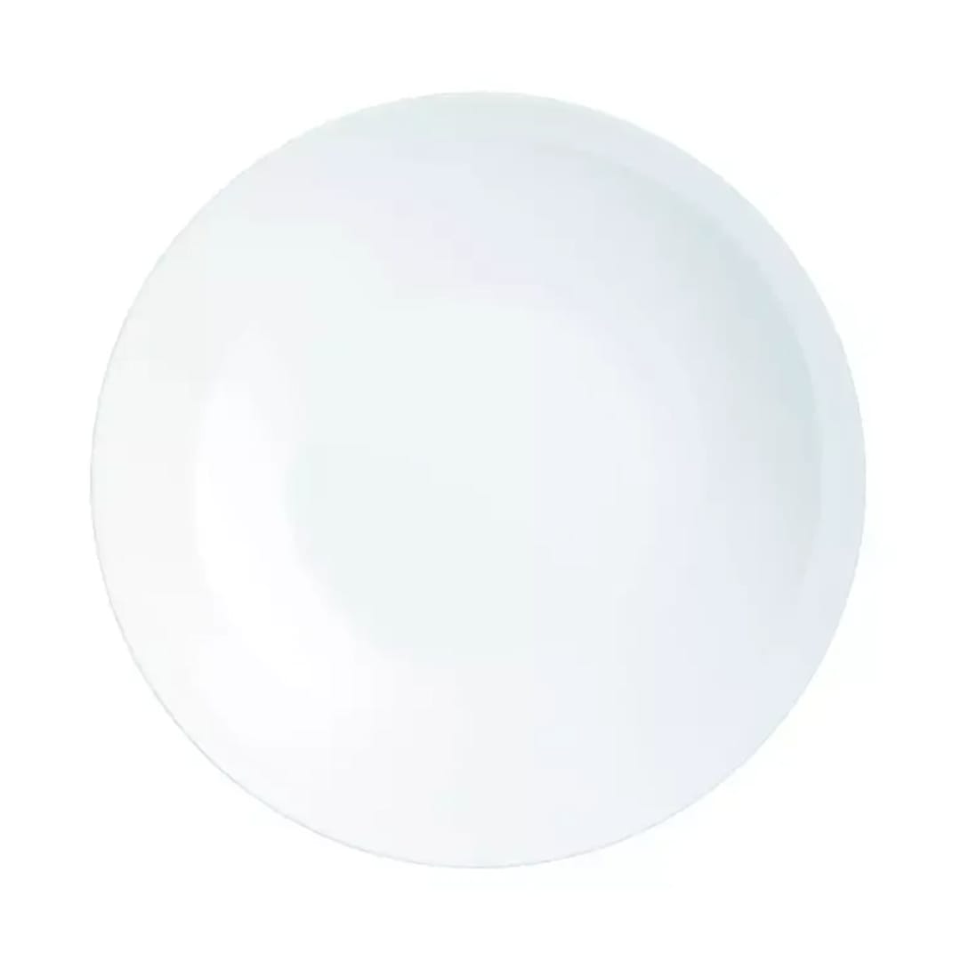 Arcoroc P0447 Evolutions White 40.5 Ounce Deep Plate