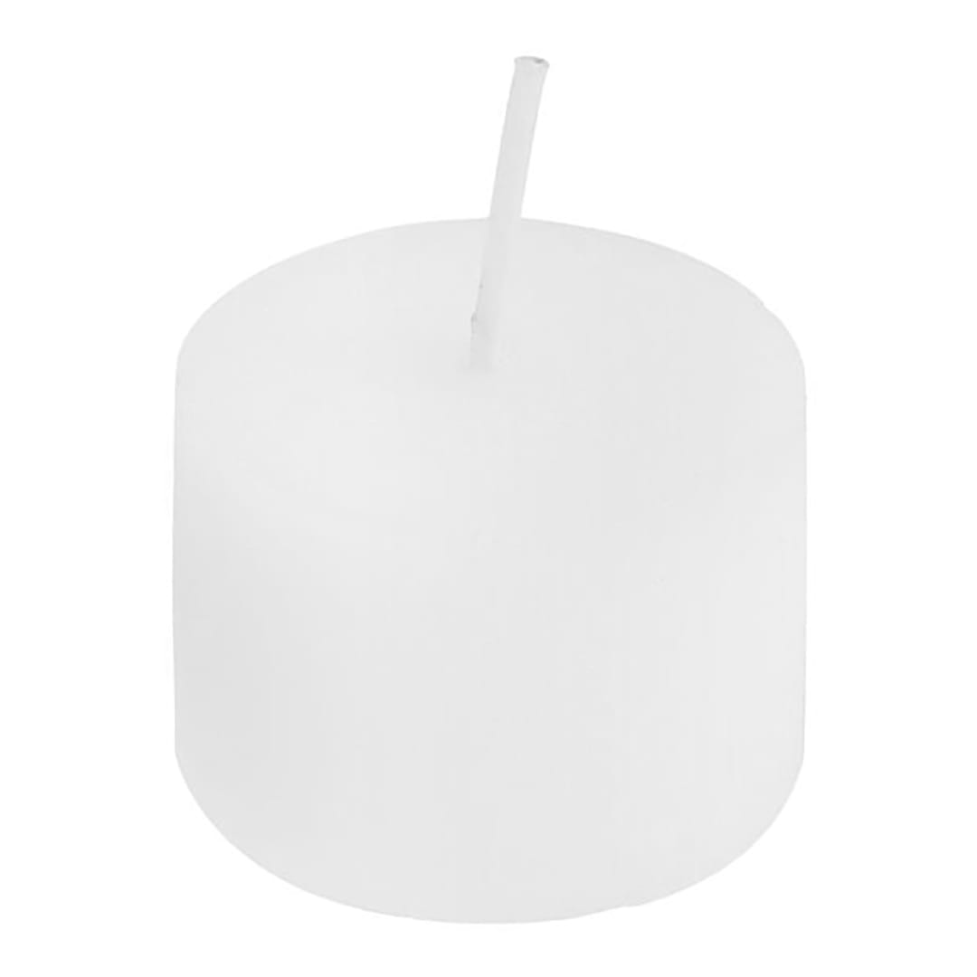 Darling Foodservice White 10 Hr Food Warmer Votive Candle