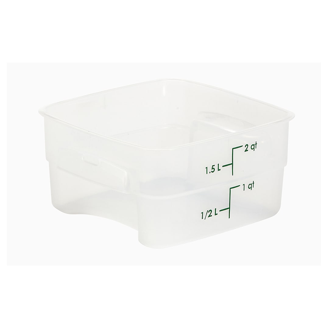 Cambro 2SFSPROPP190 FreshPro Translucent 2 quart Storage Container