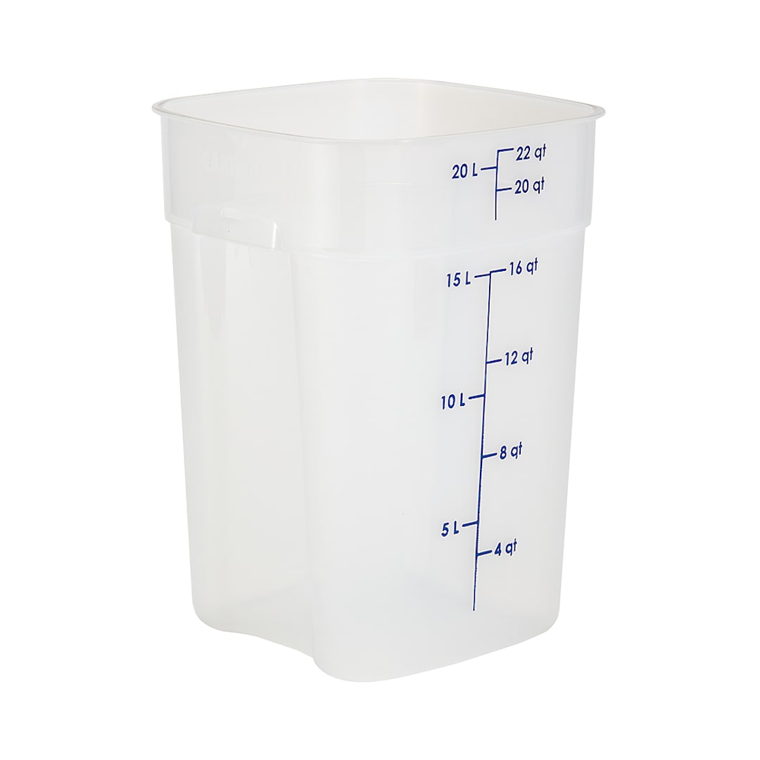 Cambro 22SFSPROPP190 FreshPro Translucent 22 quart Storage Container