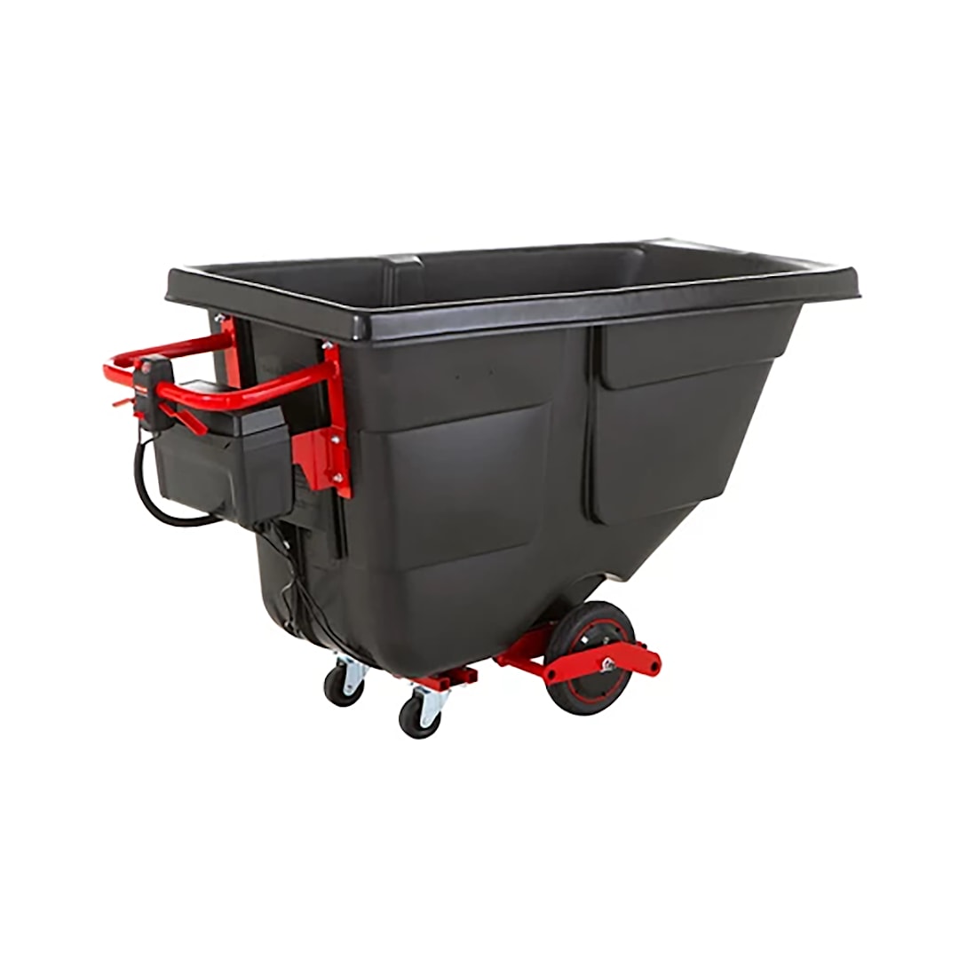 Rubbermaid 2173519 850Lb Capacity Motorized 0.5 Cu Yd Tilt Truck