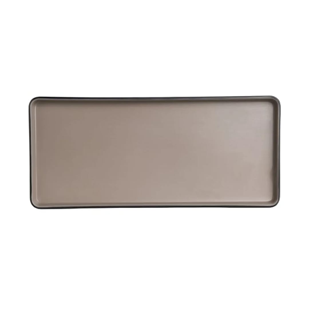 Steelite 7810JB023 Baja Sandstone 11.5 x 5 Melamine Plate