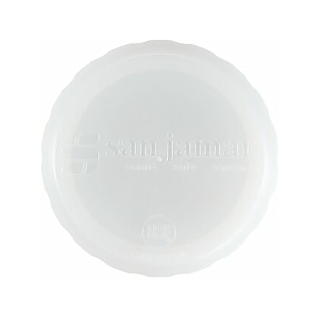 Carlisle 8573CL EZ-KlLEEN Large Solid Cap for 24 oz. Bottle - 6 / PK