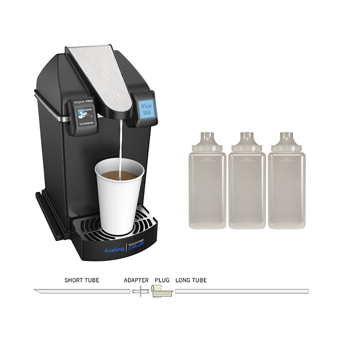 Frieling 0607 100-240V 1/2 Gallon Touch-Free Milk Chiller