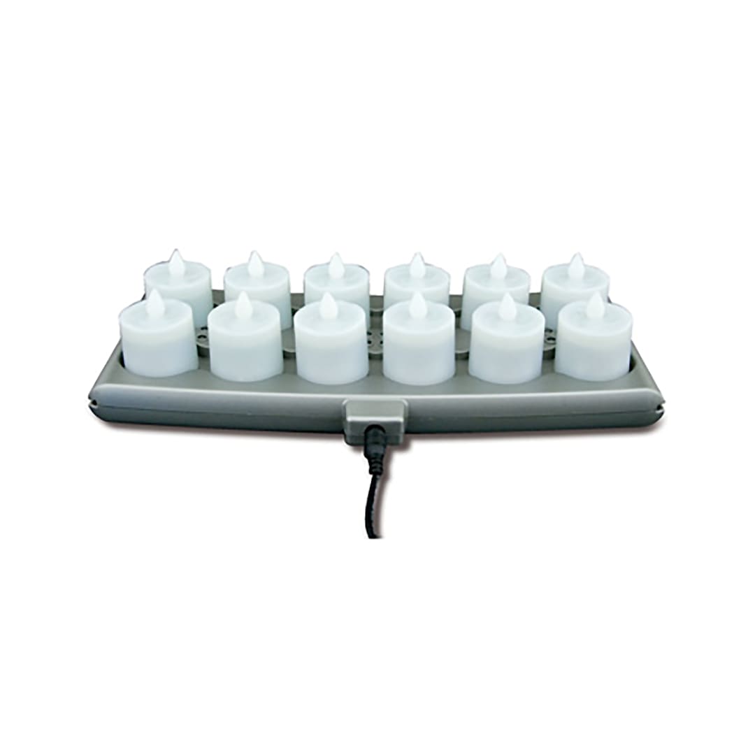 Hollowick HFRP12-A Platinum+ Flameless 12-Candle Set