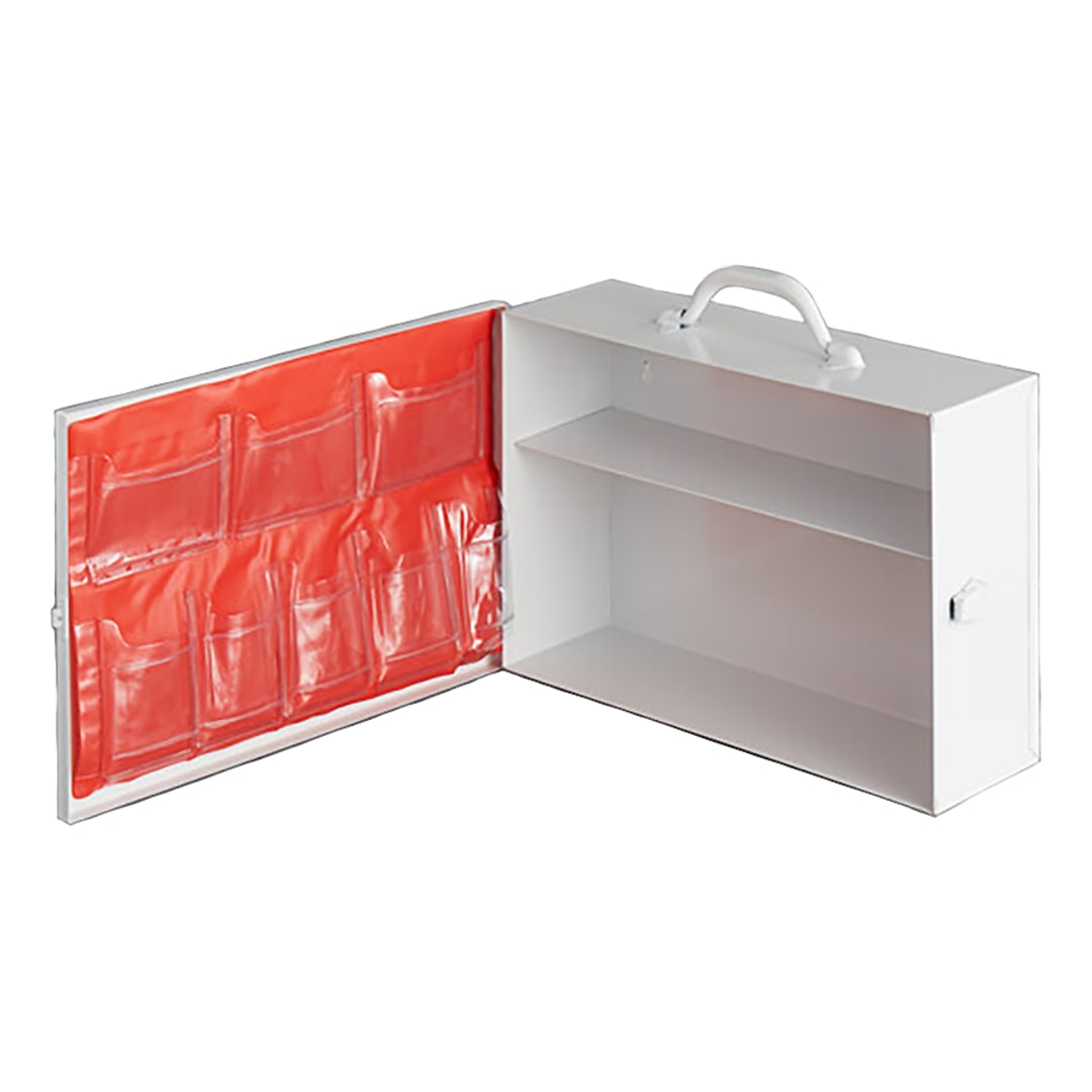 Darling Foodservice 2 Shelf First Aid Cabinet with Pockets