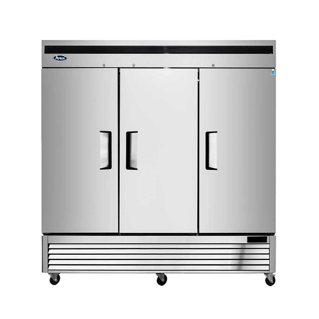 Atosa MBF8504GR S/S Solid Doors 3-Section Reach-In Freezer