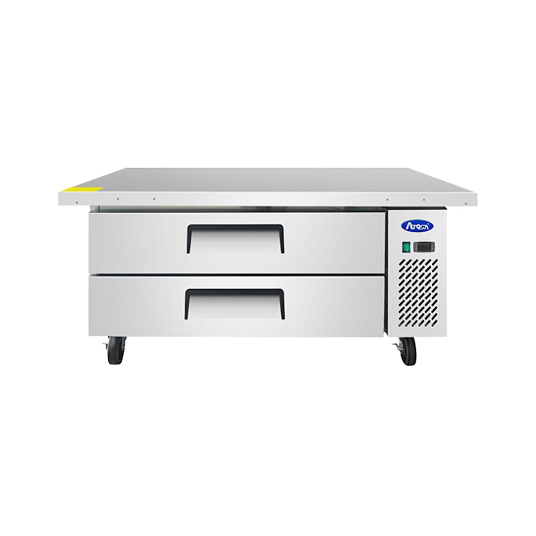 Atosa MGF8452GR S/S 4-Door 8.4 Cu Ft Refrigerated Chef Base