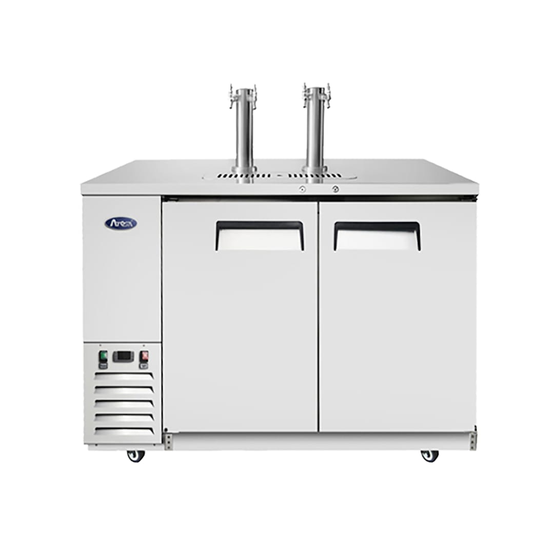Atosa MKC58GR S/S 57.8" 2-Door Direct Draw Keg Cooler