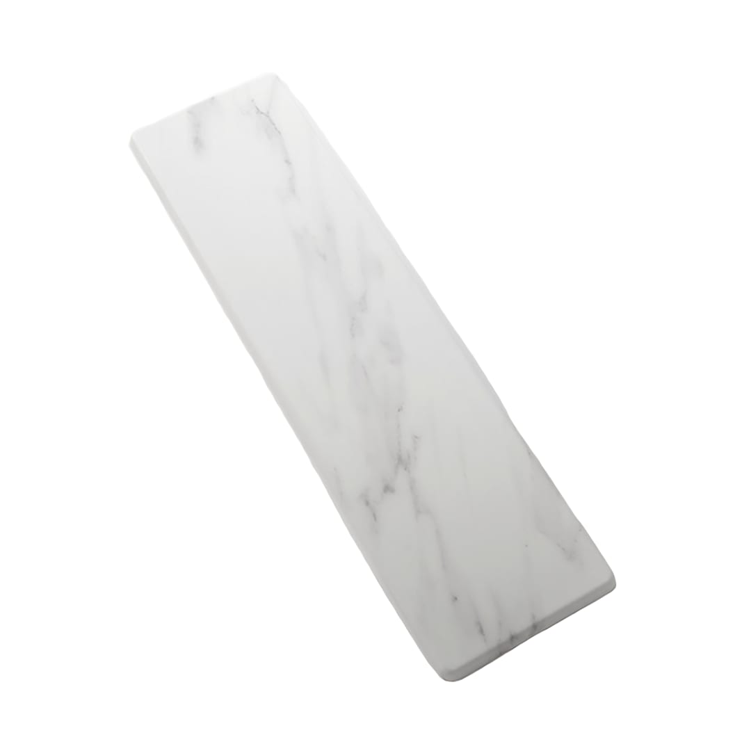 American Metalcraft MW32 White Melamine 31.5 x 8.75 in. Serving Board